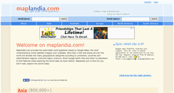 Desktop Screenshot of maplandia.com